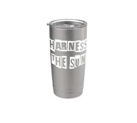 Harness The Sun Solar Power Stainless Steel Insulated Tumbler