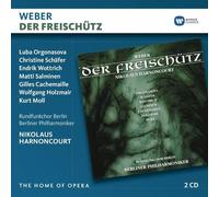 HARNONCOURT/BERLINER PHILHARMONIKER/HOLZMAIR/CACHEMAILLE/ORGONASOVA/SCHAFER - WEBER: DER FREISCHUTZ (2 CD)
