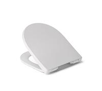 HARO 540715 Lopata SoftClose Toilet Seat Alpine White with Soft-Close and Take-Off Lid Wrapover Wedge Shape Adjustment System Slotted Disc