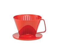 Harold Import Co 2661RD HIC Coffee Filter Cone, Plastic, Red