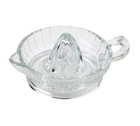 Harold Import Co 43214 HIC Citrus Juicer Reamer with Handle and Pour Spout, Glass, Clear