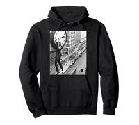 Harold LLoyd Hanging from a clock, silent movie Safety Last Pullover Hoodie