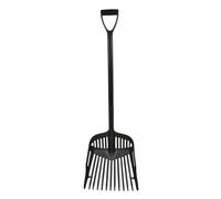 Harold Moore Extended D-Grip Handle Shavings Fork in Black Harold Moore Black