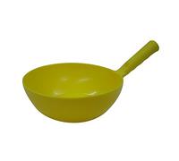 Harold Moore Plastic Round Feed Scoop - Yellow