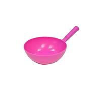Harold Moore Unisex's Plastic Round Feed Scoop, Magenta, One Size