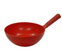 Harold Moore Unisex's Plastic Round Feed Scoop, Red, One Size