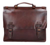 Harold's Aberdeen Messenger leather 40 cm laptop compartment brown