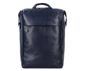 Harold's Caugio Daypack Leather 39 cm Laptop compartment blue