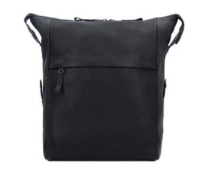 Harold's Country City Backpack Leather 28 cm black