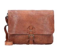 Harold's Messenger leather 35 cm brown