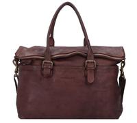 Harold's Submarine briefcase leather 36 cm laptop compartment brown