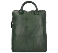 Harold's Submarine Daypack Genuine Leather 33 cm Laptop compartment green