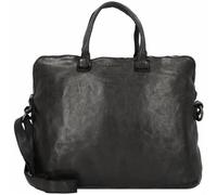 Harold's Submarine Handbag Genuine Leather 38 cm Laptop compartment black