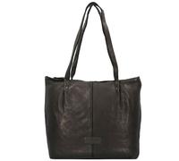 Harold's Submarine Shopper Bag Genuine Leather 39 cm black
