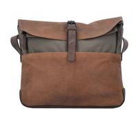 Harold's Twister Messenger Genuine Leather 36 cm Laptop compartment brown