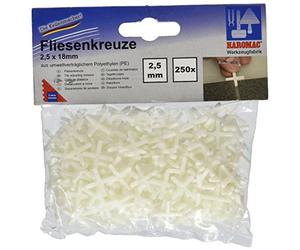 HAROMAC Tile Spacers, 2.5 x 18 mm Pack of 250 06200225SB