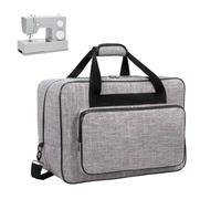 Haroranax Sewing Machine Carrying Case，Sewing Machine Carrying Case Tote Bag，Universal Tote Storage Bag with Pockets and Handles, Suitable for Most Standard Singer, Brother, Janome(GREY)