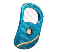 Harp 16 Strings Single Board Mini Lyre Solid Wood Traditional Instruments For Beginner Lyre Harp for Beginners