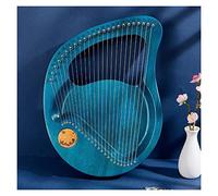harp 21 24 Strings Lyre Harp Classical Instruments Thumb Piano With Tuning Wrench Stickers (Color : 24 strings blue)