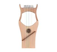 harp Diy Harp Lyre 10 Strings Harps Wooden Lyre Harp Nylon String Spruce Handheld