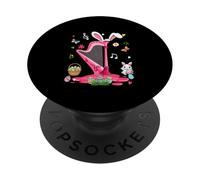Harp Easter Pink Color Costume Instrumentalist Hunting Eggs PopSockets Adhesive PopGrip