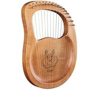 Harp Harp 16 Metal String Harp Mahogany Harp Harp Portable Stable Sound Quality Harp, Suitable For Musical Instrument Lovers