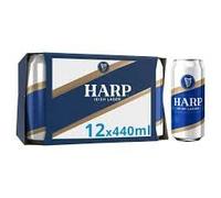 Harp Lager Can 440ml - Case of 12