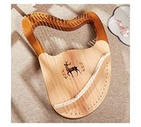 harp Lyre Harp 27 String Wooden Mahogany 21/24 String Beginner Musical Instrument With Tools/Strings (Color : 21 String Wood Color)