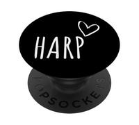 Harp Music Instrument Strings Classical Folk Celtic Player PopSockets Adhesive PopGrip