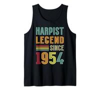 Harp Player Legend 1954 Musician 71st Birthday Harpist Tank Top