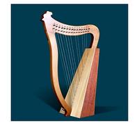harp Profesional 19 Strings And 15 Harp Beginners Mini Lyre Music Instruments Harp Music (Color : 15 tone)