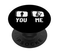 Harp Proud Funny Men Harpist PopSockets Adhesive PopGrip