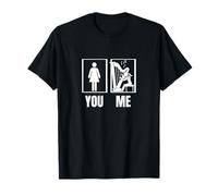 Harp Proud Funny Women Harpist T-Shirt