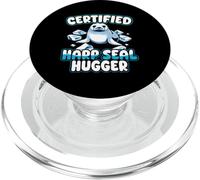 Harp Seal, Certified Harp Seal Hugger PopSockets PopGrip for MagSafe
