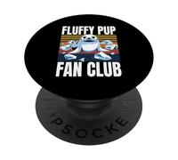 Harp Seal, Fluffy Pup Fan Club PopSockets Adhesive PopGrip