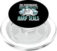 Harp Seal, May Spontaneously Start Talking About Harp Seals PopSockets PopGrip for MagSafe