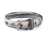 Harp Seal Painting Dog Collar Adjustable Pet Collar Stainless Steel D-Ring Collar Oxford Cloth Cat Collar Strap with Metal Buckle for Small Medium Dog