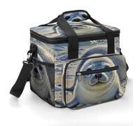 Harp Seal Painting Insulated Lunch Box Portable Cooler Bag Extra Large Lunch Bag Lunch Cooler Leakproof Ice Chest Thermal Cooler Shopping Bags for Beach, Picnic, Camping, Shopping