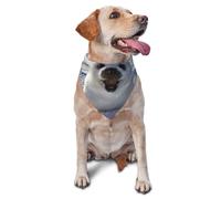 Harp Seal Painting WallpaperDog Bandanas Cat Puppy Scarfs Washable Pet Handkerchief