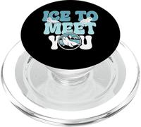 Harp Seal Pun, Ice To Meet You PopSockets PopGrip for MagSafe