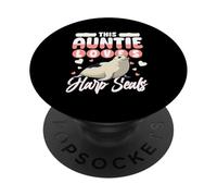Harp Seal, This Auntie Loves Harp Seals PopSockets Adhesive PopGrip