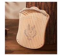 harp Set 17 String Lyre Harp Portable Solid Beech Wood Harp String With Tuning Wrench Picks For Beginners Adults(Log)