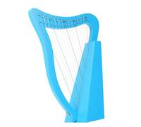 harp Set Liuguangqin Beginner Professional Niche Musical Instrument String Instrument 15 Strings Blue