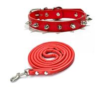 Harp Spiked Studded Leather Dog Collars Pu For Small Medium Large Dogs Pet Collar Rivets Anti-Bite Pet Products Neck Strap