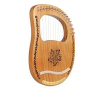 Harpe Lyre, 16 Cordes en métal, Selle en érable, Corps en Acajou, Harpe Lyre Avec All Accessories inclus.