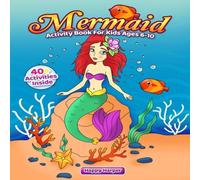 Harper Hall Mermaid Activity Book Paperback in White Harper Hall White