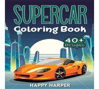 Harper Hall Supercar Coloring Paperback Book Harper Hall Multicolor