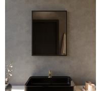 Harper & Harlow 390X500 Corvus Black Squared Edge Mirror