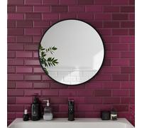 Harper & Harlow 600X600 Ursa Black Circular Mirror