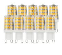 Harper Living 3 Watts G9 LED Bulb Clear Capsule Cool White Dimmable, Pack of 10 Harper Living White